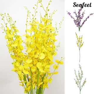 Seafeel ดอกกล้วยไม้ประดิษฐ์ DIY สําหรับตกแต่งสวน ปาร์ตี้ งานแต่งงาน 1 ชิ้น