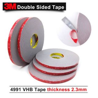 3M 4991 Grey Double Sided VHB Tape (2.3mm Thick) กาวสำหรับงาน ติด คิ้วล้อรถยนต์ ชุดแต่ง สเกิร์ต