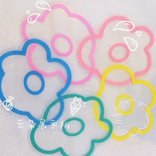 🍪พร้อมส่ง🍪 แผ่นผสมสีเจล แผ่นโชว์เล็บปลอม ลายน้อนดอกไม้