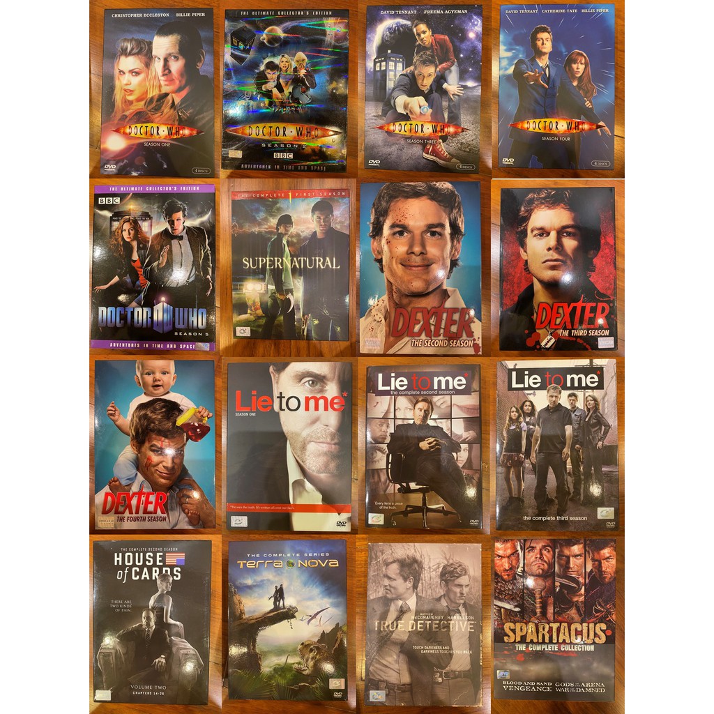 แผ่น DVD ดีวีดี ซีรี่ย์ต่างประเทศ ของแท้ มือสอง สภาพใหม่ No.41 Doctor Who, Supernatural, Dexter, Lie