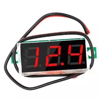 โวลต์มิเตอร์ดิจิทัล 2.5v - 40v ขนาดเล็ก 0.28 นิ้ว 0.28 Inch 2.5V-40V Mini Digital Voltmeter Voltage Tester Meter Digital Voltmeter