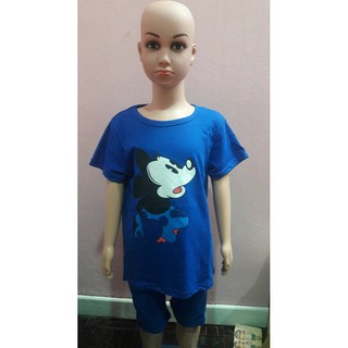ชุดเสื้อ+กางเกง-น้ำเงิน