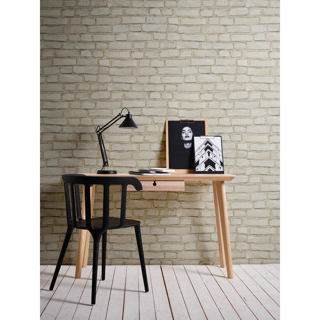 MDwallpaper วอลเปเปอร์ติดผนังชนิดทากาว TRENDWALL ลายอิฐ NO.37414-1