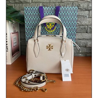 TORY BURCH KIRA PEBBLED SATCHEL BAG