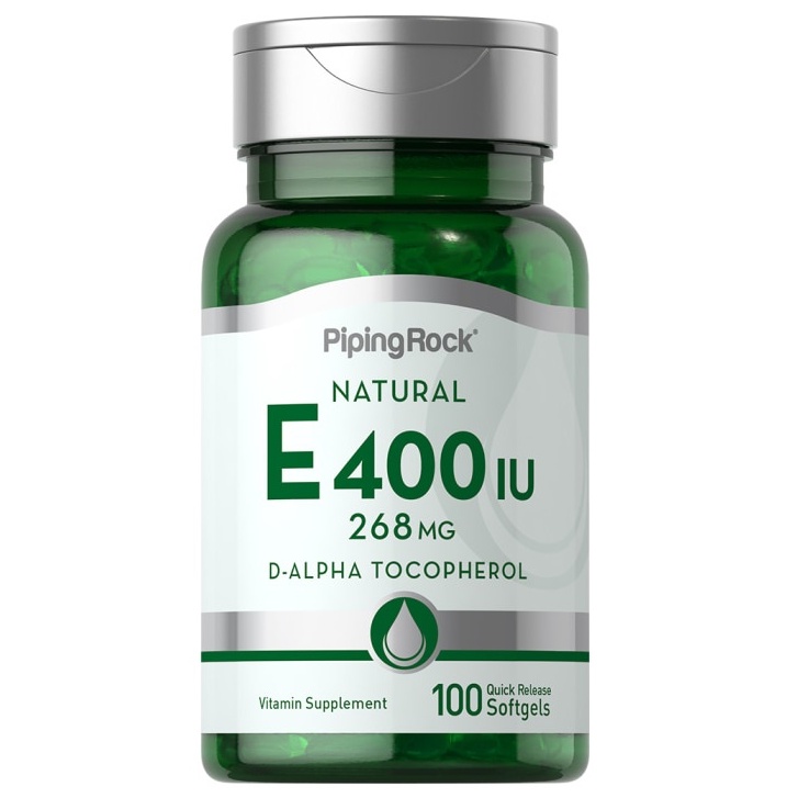 วิตามินอี ธรรมชาติ Natural Vitamin E, 400 IU, 100 Quick Release Softgels