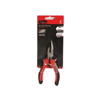 pliers 4" RUBBER OVERLAY HC LONG NOSE PLIER Hand tools Hardware hand tools คีม คีมปากแหลม หุ้มยาง HACHI 4 นิ้ว เครื่องมื