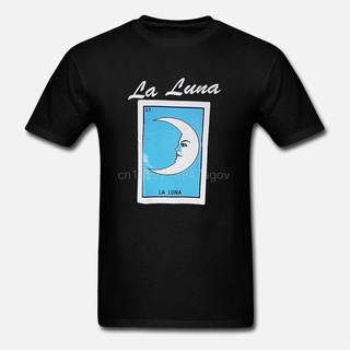 [S-5XL] ขายดี เสื้อยืดคลาสสิก พิมพ์ลาย LA LUNA Loteria s Lottery s MxTs320 ^ KCbfkf27GKeplo43