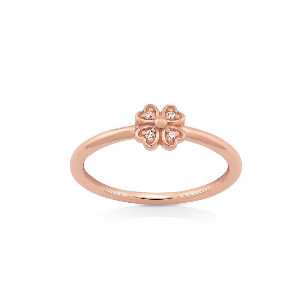 Jewellista แหวน Colon เงินแท้ 925 ประดับพลอย CZ