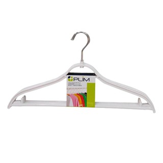 ไม้แขวนเสื้อ H-051 SL ขาว PLIM (1x3)CLOTHES HANGER PLIM H-051 SL WHITE (1X3)