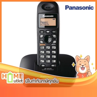 PANASONIC โทรศัพท์โชเบอร์ไร้สายสีดำ รุ่น KX-TG3611BX B (1187)