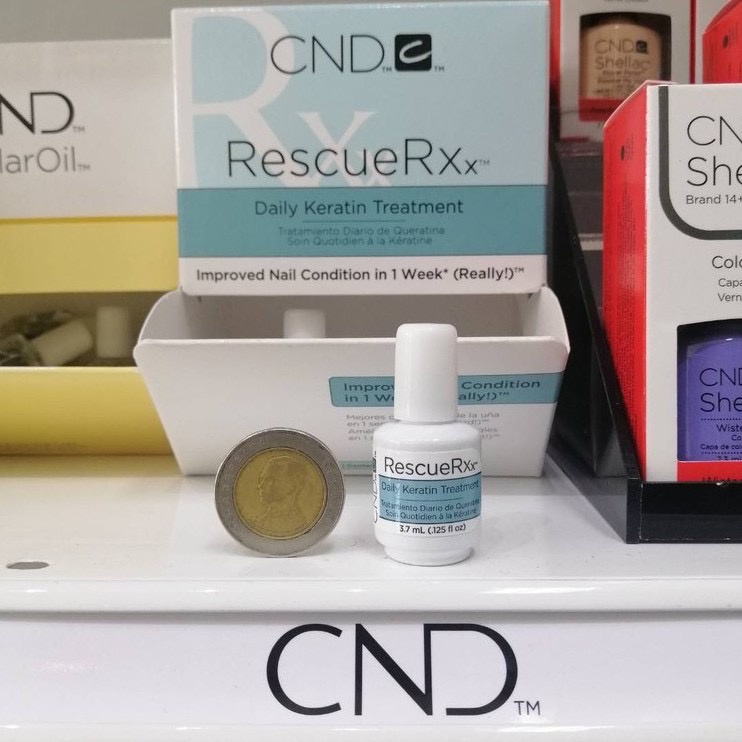 บำรุงเล็บ ฟื้นฟูเล็บเสีย เล็บบาง เล็บฉีกขาด จากการทาสีเจล CND Rescue ...