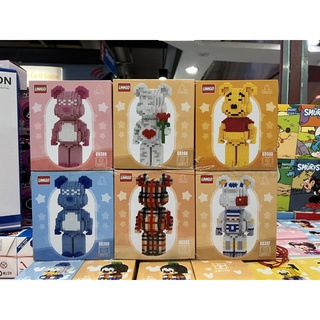 หมร Bearbrick  เลโก้นาโนเฟือง เบริค นาโนเลโก้ตัวต่อ 578ชิ้น