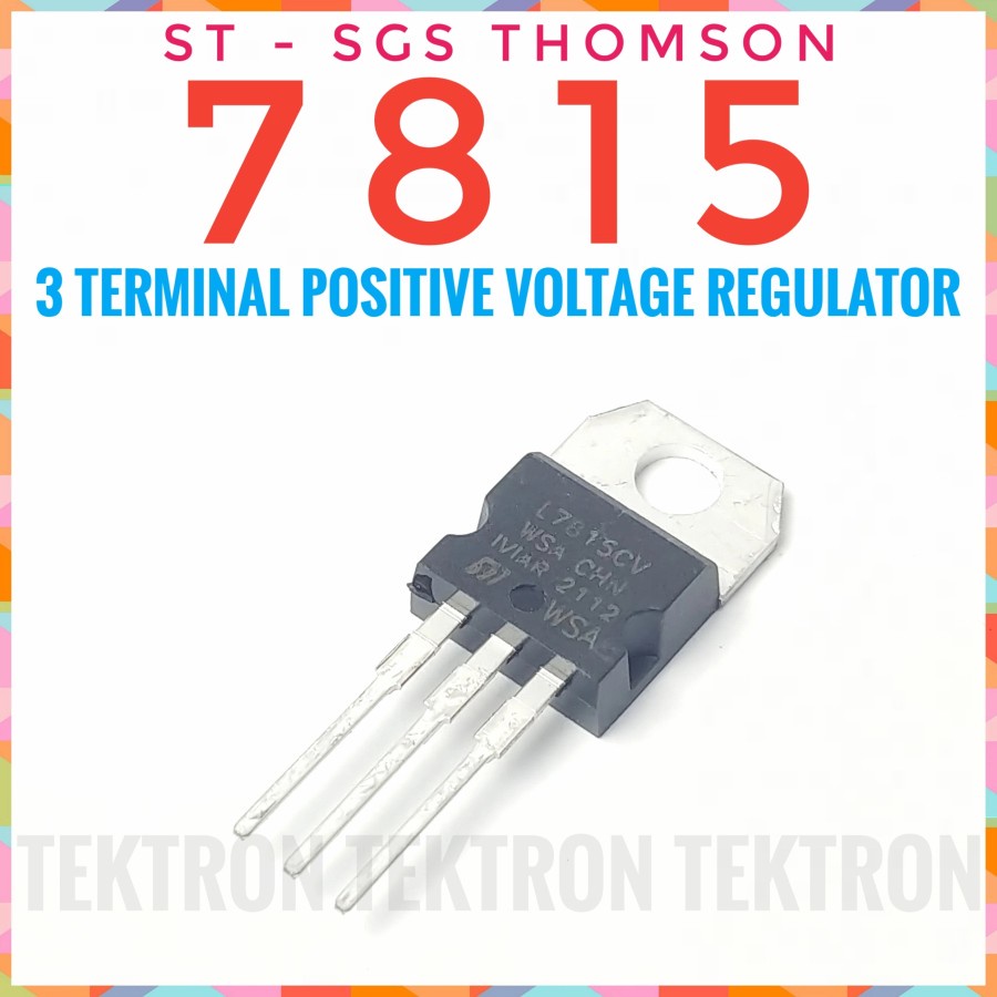 ST SGS ทอมสัน 7815 เครื่องปรับแรงดันไฟฟ้าเชิงบวก 15V 1A L7815 L7815CV