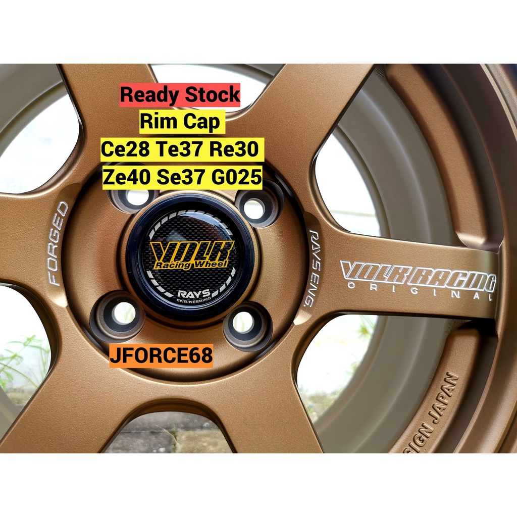 ขอบหมวก Ce28 Te37 Re30 G25 Ze40 หมวกโลโก้ (66 มม.) Te37 Rim Cap ฝาครอบล้อ Ce28 Center Rim Cap ล้อ CE