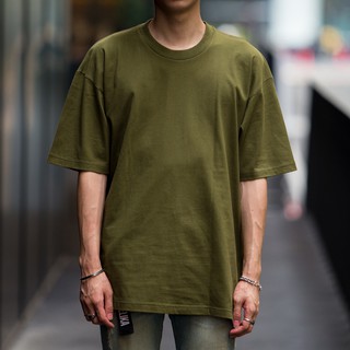 *สินค้าหมด* Oversized T-Shirt - VELIKA  (Dark Olive)