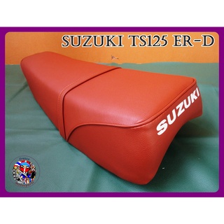 เบาะรถมอเตอร์ไซค์ สีน้ำตาล   - SUZUKI TS125 ER-D Brown Seat Complete