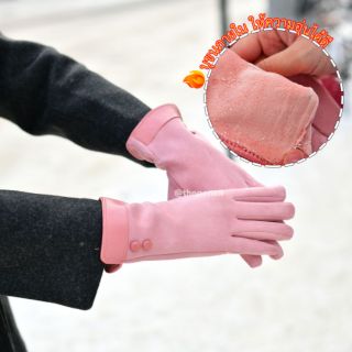 ถุงมือใส่แล้วเพรียว บุขนภายใน IVY Slim Gloves