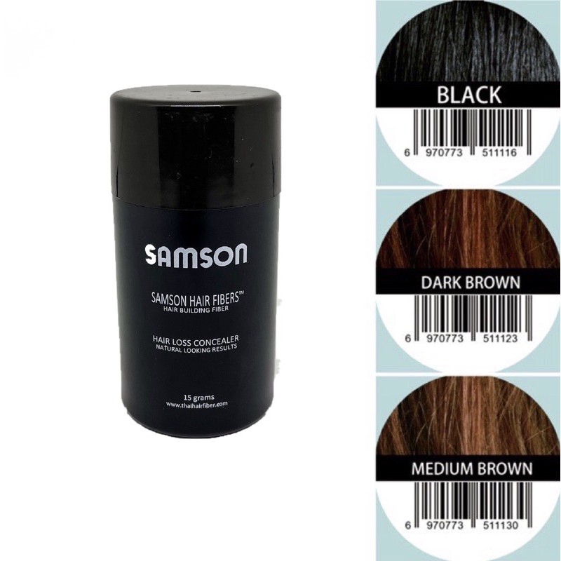 พร้อมส่ง Samson Hair Fiber  ขนาด 15 กรัม