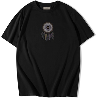 เสื้อยืด พิมพ์ลาย DREAM CATCHER UNISEX BLACK TEES