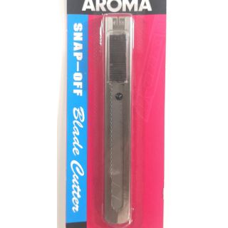 AROMA อโรม่า  คัตเตอร์ มีดคัตเตอร์สแตนเลสใหญ่  รุ่น Silver-51