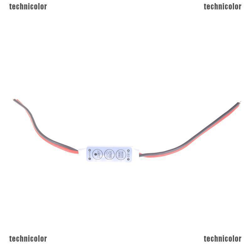 ตัวควบคุมความสว่าง LED 12-24V 3 คีย์ ขนาดเล็ก สําหรับ 3528