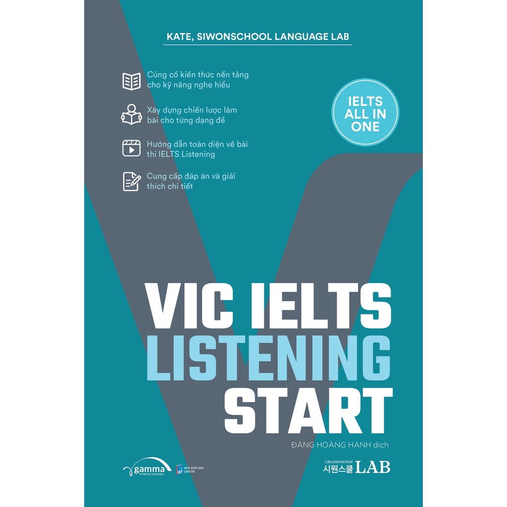 หนังสือ - Vic Ielts Listening Start (แกมมา)