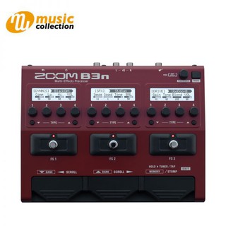 เอฟเฟคกีตาร์เบส ZOOM B3N ADAPTER Intuitive Multi-Effects Processor for Bassists