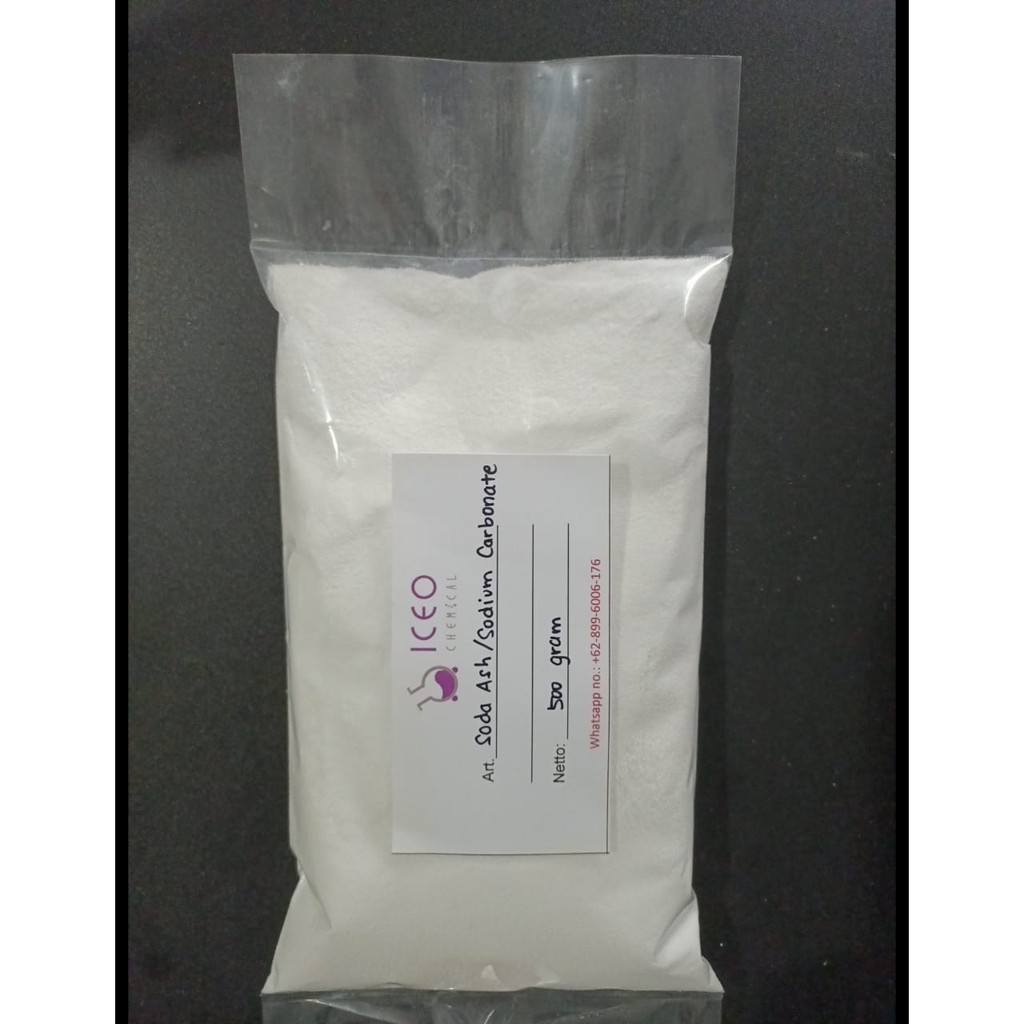 โซดาแอช/ โซเดียมคาร์บอเนต/ Na2CO3 ex USA 500 กรัม