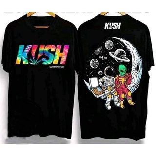 Tee_homeผู้ชายเสื้อยืดผู้ชายขนาดพิมพ์บุรุษ Kush เสื้อยืด / สีด้านหน้าและการออกแบบด้านหลัง _A4