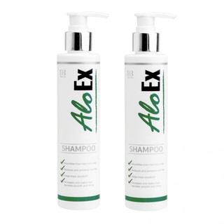 แชมพูสกัดจากสมุนไพรไทยหลากหลายชนิด ALOEX HAIR REGROWTH SHAMPOO 200 ML. (แพ็คX2)