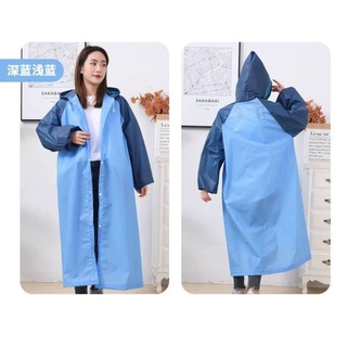 Raincoat Thicken Men and Women Adult Jacket Portable Long Full Body Rainstorm-proof Adult Non-disposable Raincoat