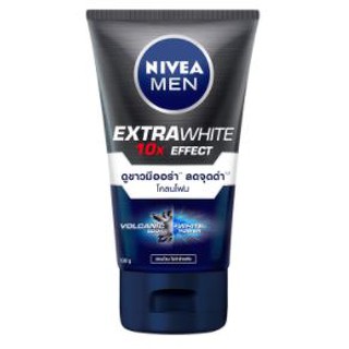 ดีสุดๆ NIVEA MEN EXTRA WHITE นีเวีย เมน เอ็กซ์ตร้า ไวท์ มัดโฟม โคลนโฟม ขนาด 100กรัม ดูขาวมีออร่า ลดจุดดำ ทำความสะอาดผิวห