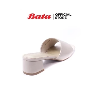 Bata บาจา รรองเท้าส้นสูงแบบสวม เสริมส้น สวมใส่ง่าย ดีไซน์เก๋ สูง 1.5 นิ้ว สำหรับผู้หญิง รุ่น Sinny สีเบจ 6618644