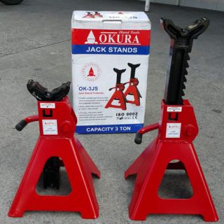 สามขา ขาตั้งรถยนต์ 2ตัน 3ตัน 6ตัน ราคาต่อคู่ jack stand okura