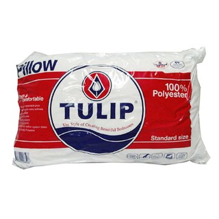 Pillow PILLOW POLYESTER TULIP 16X26" Bolster pillow Bedroom bedding หมอนหนุน หมอนหนุนใยสังเคราะห์ TULIP 16X26 นิ้ว หมอนห