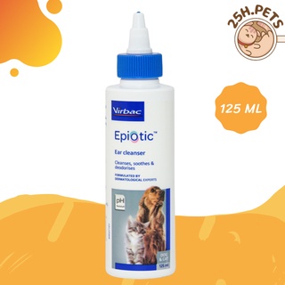 ราคาVirbac Epiotic น้ำยาทำความสะอาดหู สำหรับสุนัขและแมว ขนาด 125ml