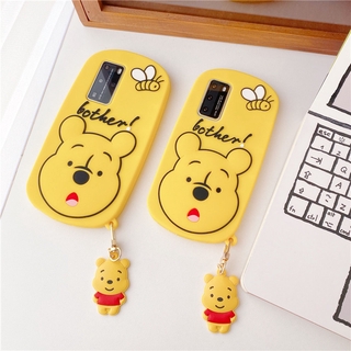 cute cartoon vivo Y31 2021 Y72 5G V20Pro Y12S Y20  Y11 Y12 Y17 Y15 2020 S1 V9 V11 Y19 X50 X60 V20 Pro Y91C Y1S X21 UD Y81 Y81i การ์ตูนน่ารัก วินนี่เดอะพูห์ เคสซิลิโคน TPU soft case เปลือกป้องกัน
