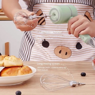 👩🏻‍🍳👨🏻‍🍳พร้อมส่งค่ะ 🌪Usb Rechargeable Hand Mixer เครื่องตีไข่ตีแป้งผสมอาหารไฟฟ้า