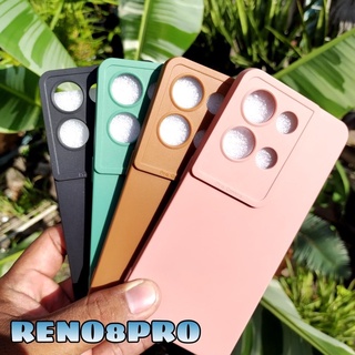 เคสซิลิโคน OPPO Reno 8Z/Reno 8/Reno 8 pro 5G Case  นิ่ม สีสวย กันขูดขีดกันรอย