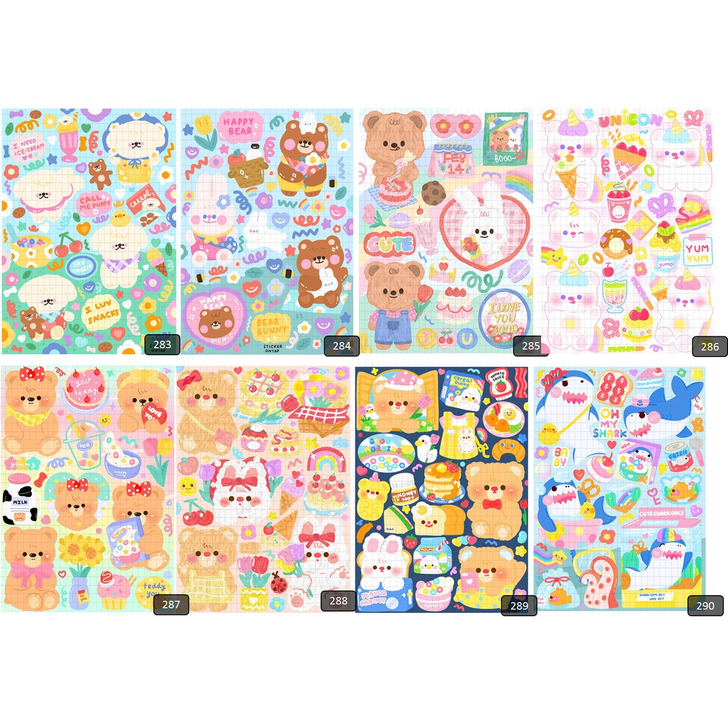 Sticker PVC A7 Die-Cut (ลอกแปะได้เลย)
