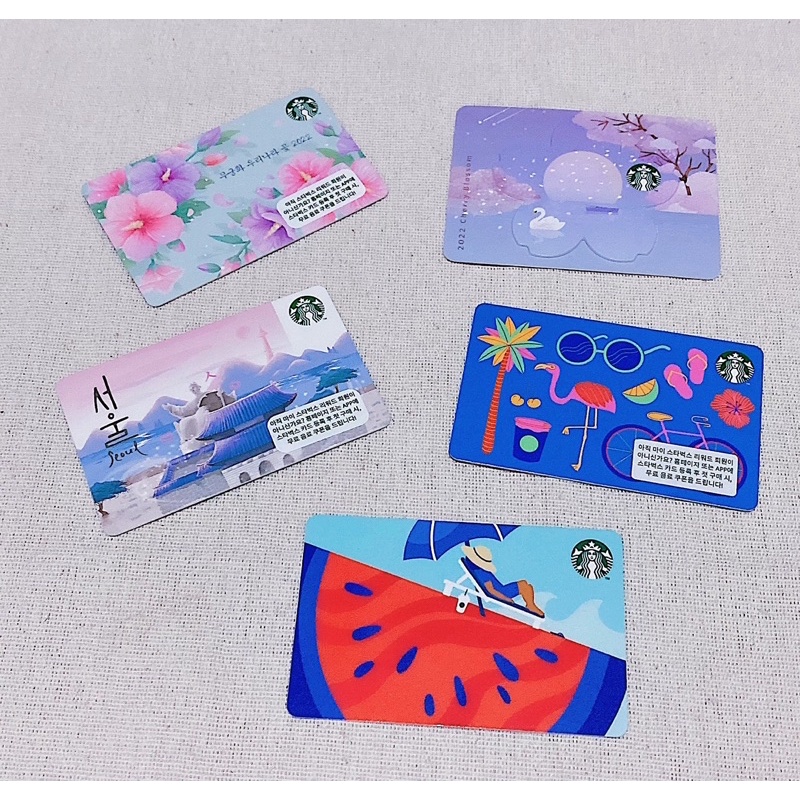 [STARBUCKS KOREA CARD] - SYNTHESIS OF CARD MODELS/MEMBER CARD จาก STARBUCKS KOREA