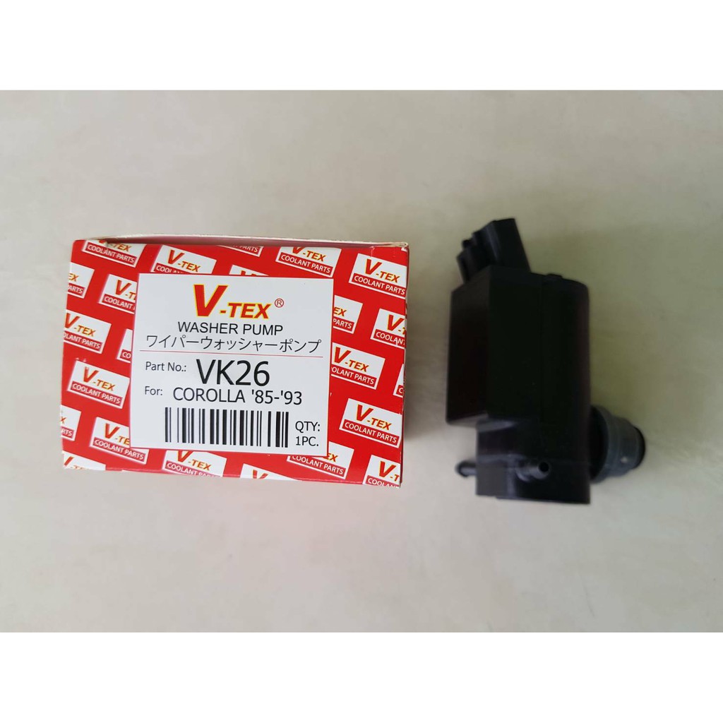 มอเตอร์ฉีดน้ำฝน  TOYOTA  AE80,AE90,AE92,ปี1985-1993 ไต้หวัน  ราคาตัวละ320บาท