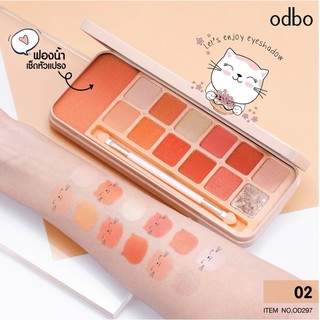 OD297 ODBO LET’S ENJOY EYESHADOW โอดีบีโอ เล็ทส์ เอ็นจอย อายแชโดว์