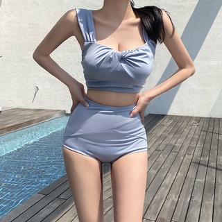 🌼 Swimsuit_shop 🌼 สินค้าพร้อมส่ง ชุดว่ายน้ำ ทูพีช Sexy พร้อมฟองน้ำในตัว เก็บหุ่นเข้าทรง ทรงสวย 🌸 #YM236