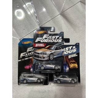 Hot wheels NISSAN SKYLINE GT-R R34 Basic car 1:64 FAST&amp;FURIOUS