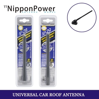 เสาอากาศ Nippon Power NP28 และ NP29  เสาอากาศรถยนต์ รับสัญญาณได้ดี ใช้ได้กับรถยนต์ทุกรุ่น Nippon Power Antenna