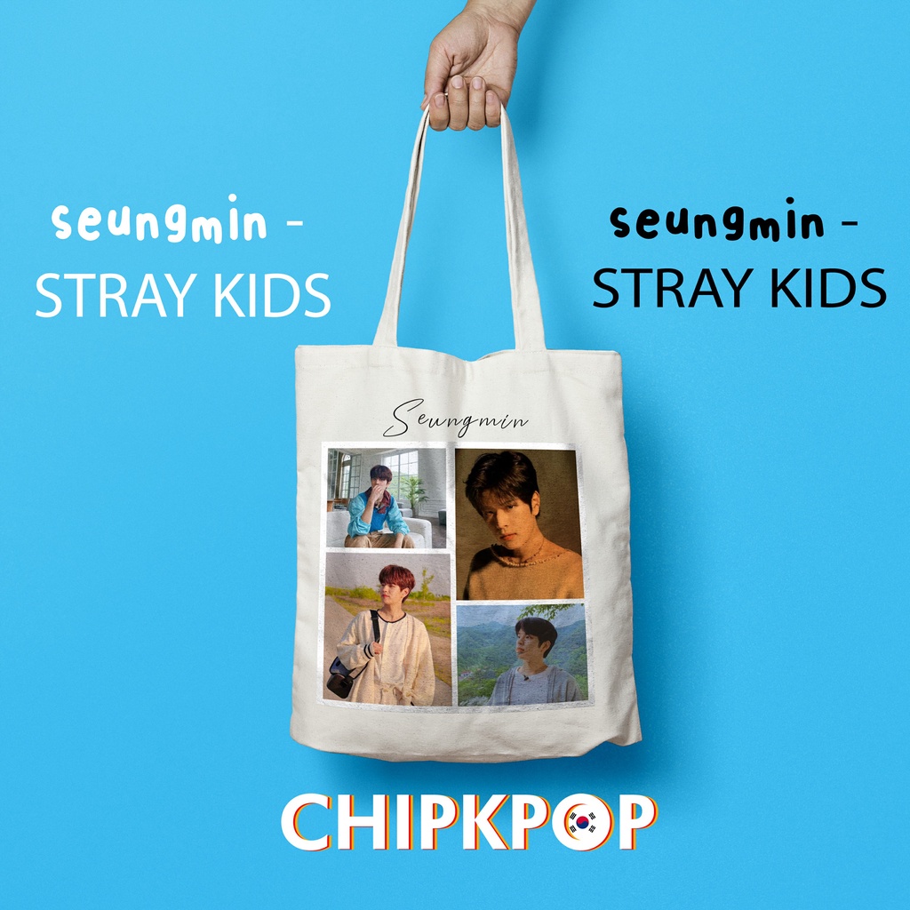 [ชุดแพ็คเกจ Seungmin] I TOTEBAG SEUNGMIN STRAY KIDS I TOTEBAG SEUNGMIN STRAY KIDS I STRAY KIDS BAG I