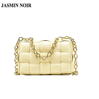 Jasmin Noir กระเป๋าสะพายไหล่กระเป๋าถือแฟชั่นสําหรับสตรีขนาดเล็กมีสายโซ่คล้อง