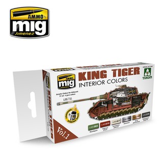 Ammo By MIG - AMIG7165 KING TIGER INTERIOR COLOR (SPECIAL TAKOM EDITION) VOL.1