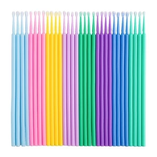 ไมโครบรัช MICRO BRUSH สำหรับทำความสะอาดขนตา แปรงป้ายครีมถอดขนตา